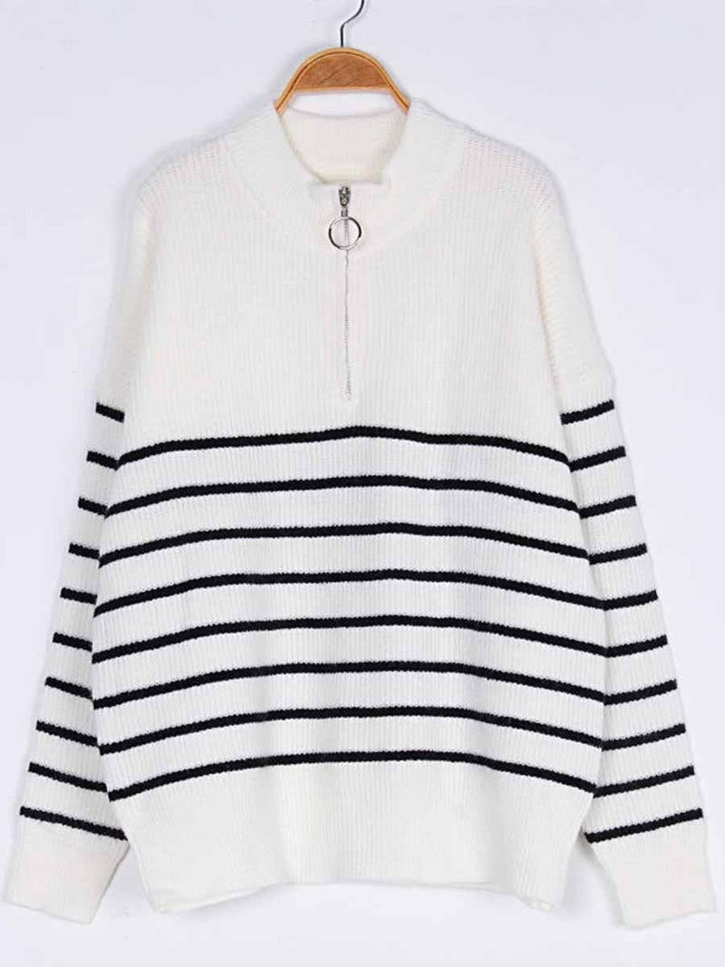 Amsoin Striped Pullover Jumper