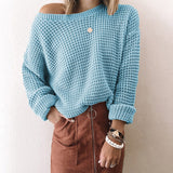 Amsoin Loose Hollow Sweater