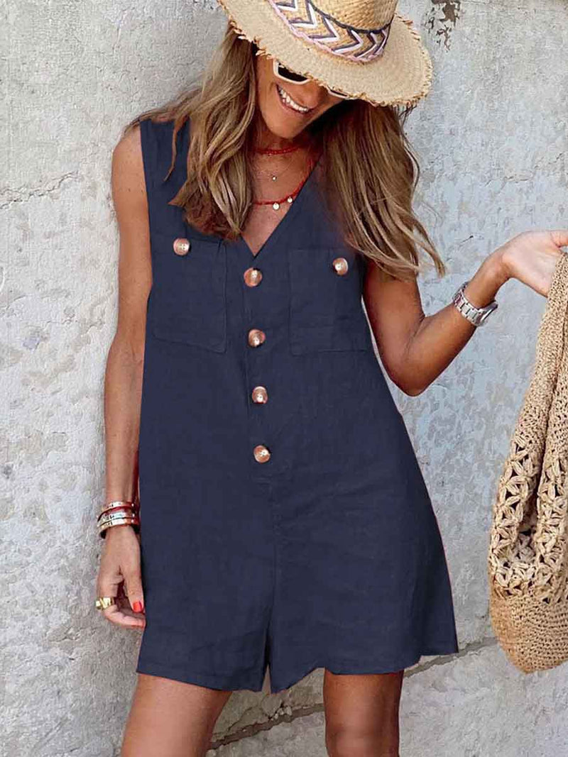 Amsoin Casual Vest Romper