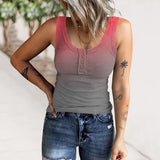 Amsoin Colorblock Gradient Sleeveless Tank Top