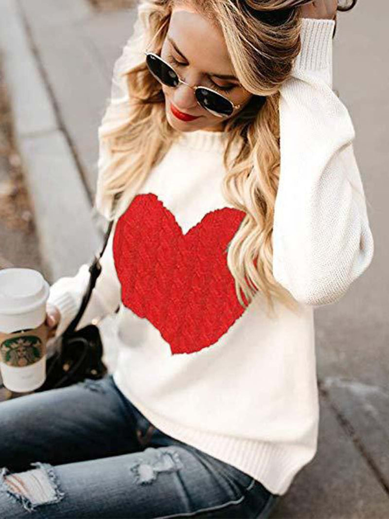 Amsoin Love Shaped Sweater