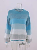 Amsoin Multicolor Knit Sweater