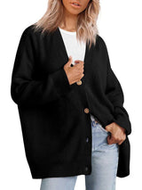 Cardigan V-neck Loose Knit Jacket