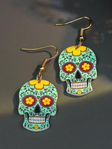 Women's Earrings Halloween Hip Hop Skull Fear Earrings - Earrings - INS | Online Fashion Free Shipping Clothing, Dresses, Tops, Shoes - 07/09/2021 - Accs & Jewelry - color-blue